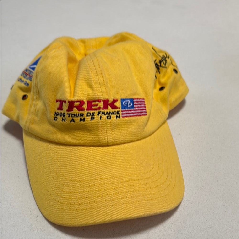 Trek Yellow Tour de France Team Hat Lance Armstrong